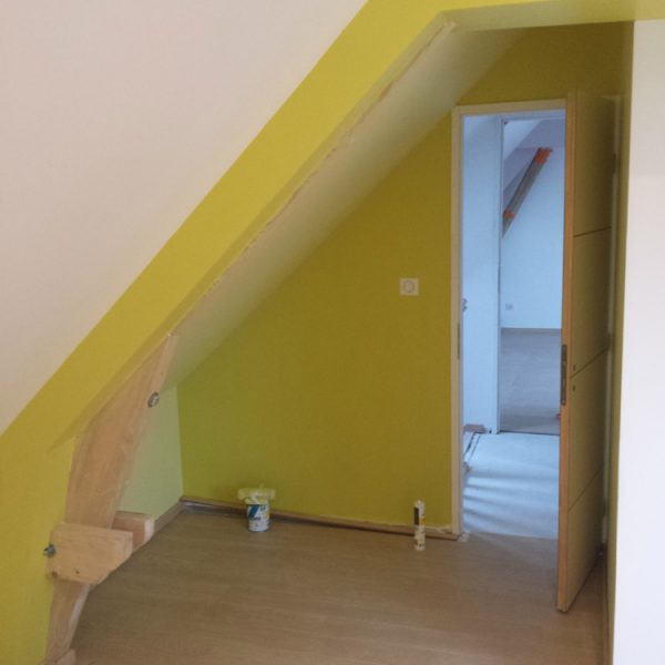 6 - Réalisation du carrelage , parquet , enduit et peinture de la maison