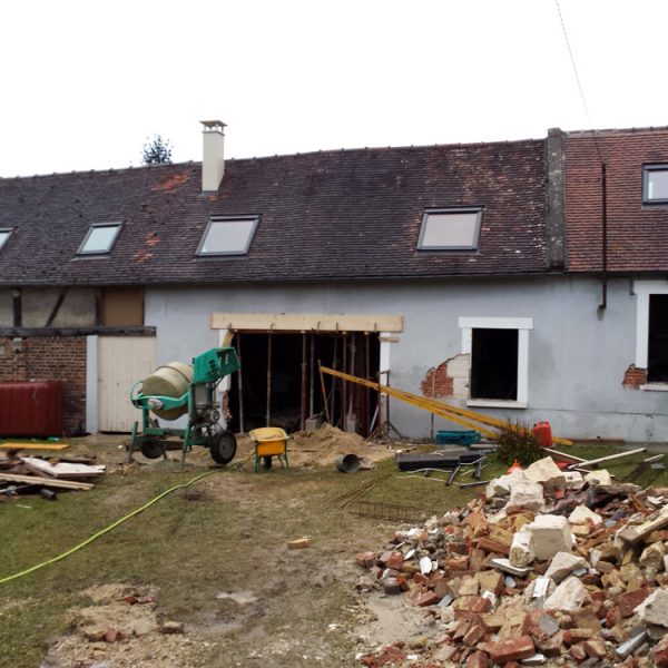 3 - Création d'ouvertures dans les façades, renforcements et fabrication de poutres de renforts et linteaux