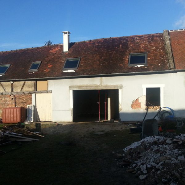 3 - Création d'ouvertures dans les façades, renforcements et fabrication de poutres de renforts et linteaux